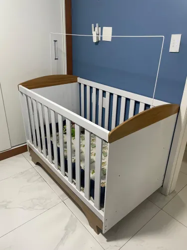 Berço Mini Cama + Colchão Peroba Magia