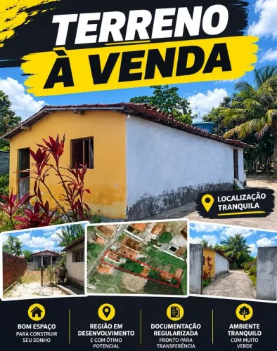 Terreno com 3 casas à venda - Lagoa do Mato, Monte Alegre/RN