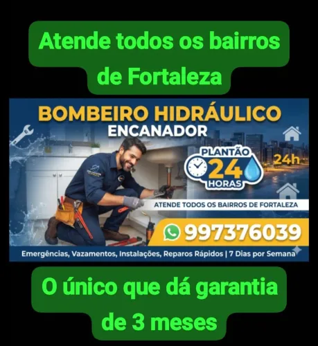 Bombeiro hidráulico 24h