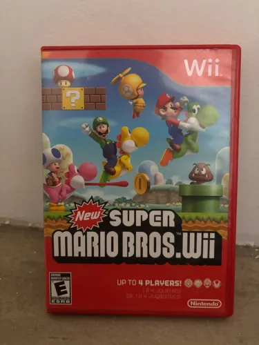 Jogo Super Mario Bros wii 