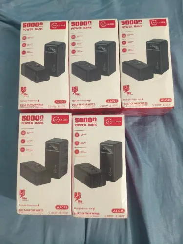 Bateria portátil Power bank 50.000 mAh