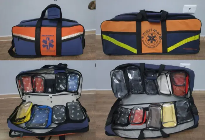 Bolsas de Resgate e Emergência APH Marimar com Organizadores