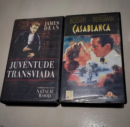 VHS Juventude transviada é Casablanca 