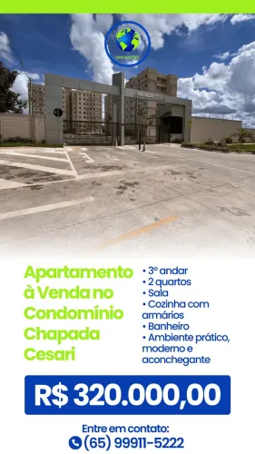 Apartamento à Venda no Condomínio Chapada Cesari