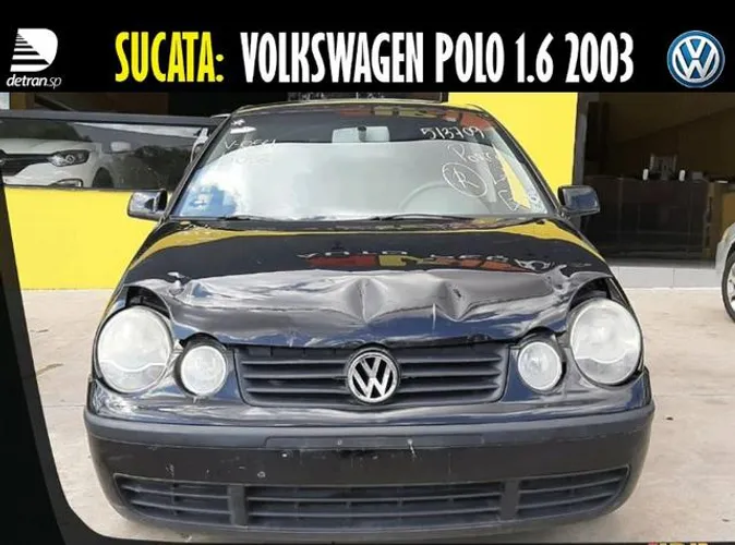 Sucata Polo 1.6 2003 para retirada de peças