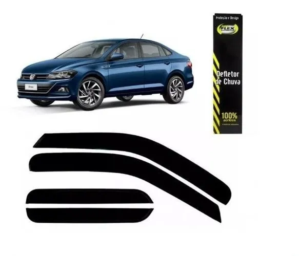 Calha Defletor De Chuva vw virtus 4 Portas