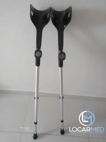 Par de muletas (aluguel)