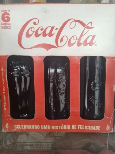 Coleção historica garrafa coca cola