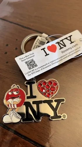 2 unidades Chaveiro mms I love New York colecionador raro 