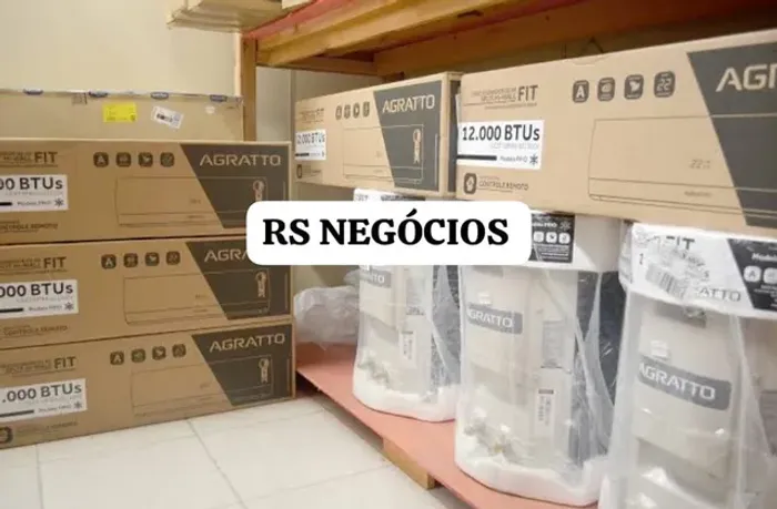 Ar Condicionado Novo + NF (Até 12x) (A partir de 2.050)