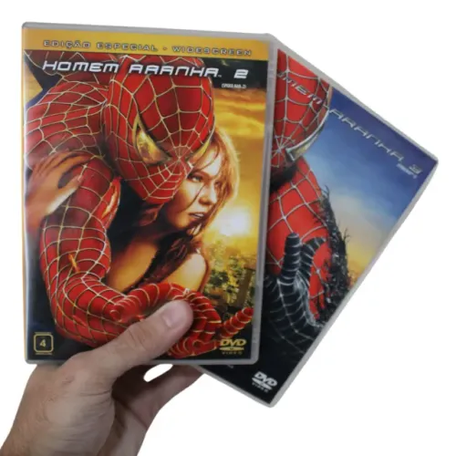 DVD Homem Aranha 2 e 3 Original Mídia Física Dual Audio