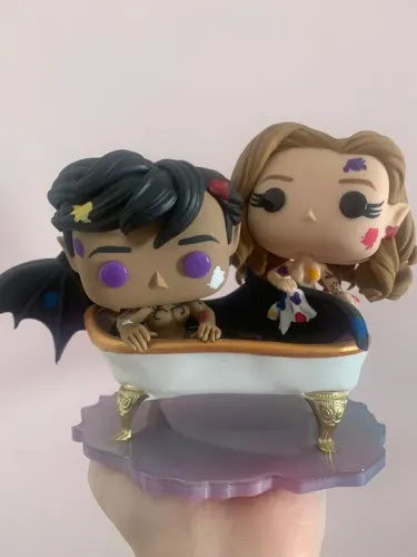 Funko Pop biscuit - Rhysand e Feyre na banheira (Acotar: Corte de Espinhos e Rosas)