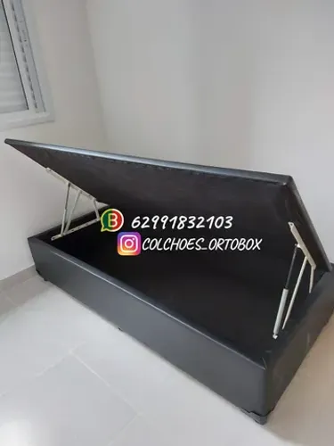 Cama Box Baú Solteiro com um ano de garantia
