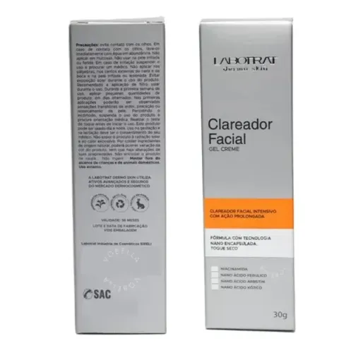 Clareador Facial Gel Creme 30g
