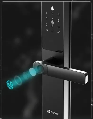 Fechadura inteligente com impressão digital 
