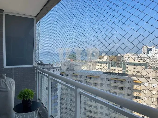 Apartamento Stúdio no Unlimited Ocean Front em Santos