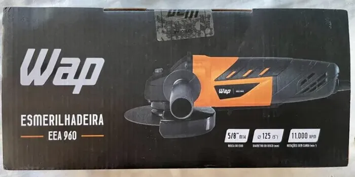 Esmerilhadeira Angular WAP Profissional 960W 11000RPM 220v Nova com 1 ano Garantia