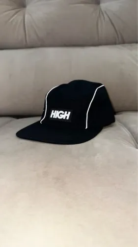 Boné Five Panel High Company Preto Refletivo 