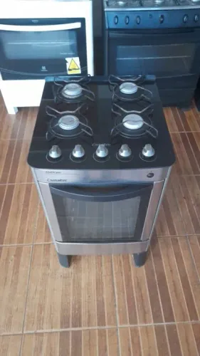 Fogão 4 Bocas Esmaltec Agata Glass