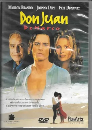 DVD: Don Juan DeMarco (c/ Selena, Marlon Brando, Johnny Depp) c/ videoclipe do Brian Adams