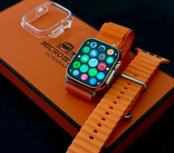 Smartwatch W69 ULTRA 45MM Golden/Dourado