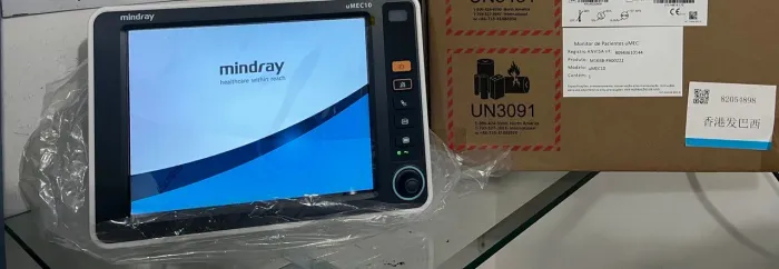Monitor multiparametro Mindray umec 10 novo ecg pni spo2 temp resp novo na caixa