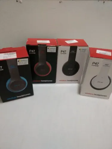 Super Headphone bluetooth sem fio rádio fm
