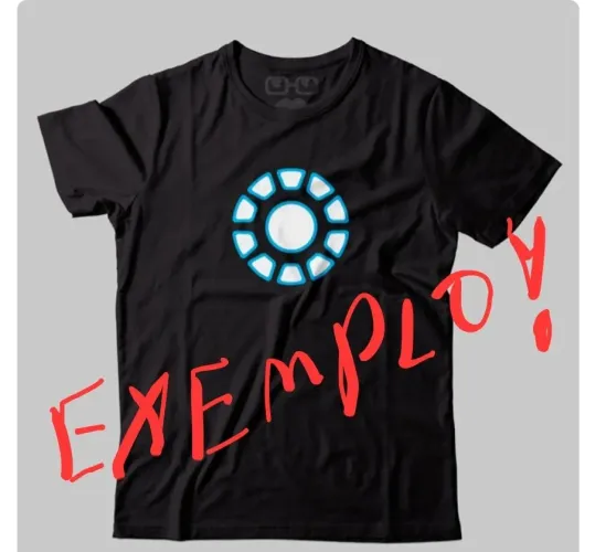 Camiseta Iron Man Mark 3 M Marvel LEIA