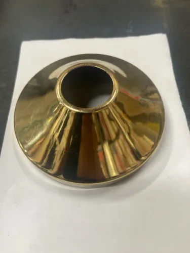 Canopla alta dourada fabrimar
