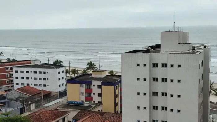 APARTAMENTO PARA VENDA 02 QUARTOS VISTA MAR 68M² PORTEIRA FECHADA PÉ NA AREIA EM MONGAGUÁ