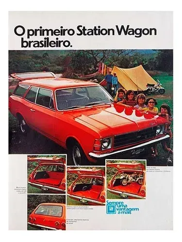 Chevrolet Caravan SS ou Comodoro - Propaganda original de revista de época - escolha a sua