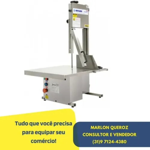 Serra Fita de Carne Beccaro Inox Nova