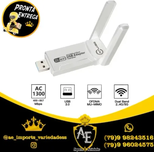 Adaptador wifi para computador notebook 