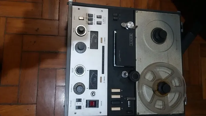 Tape deck Rolo Sony TC277-D, ano 1964, Primeiro transistor da Sony, raro,troco p/guitarra!