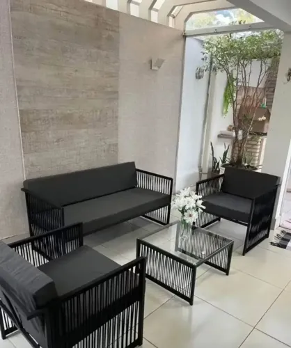 Conjunto Santiago em corda náutica