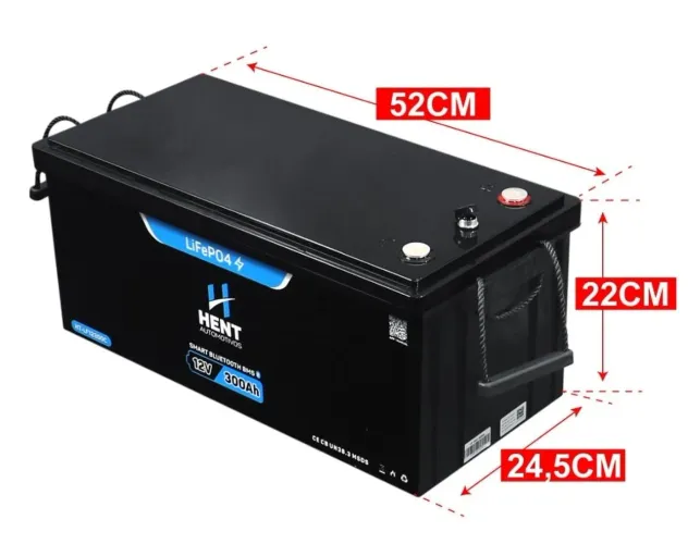 Bateria Lifepo4 12v 300ah Lítio E Bluetooth 3,8 Kwh Hent Whats App 62- *8