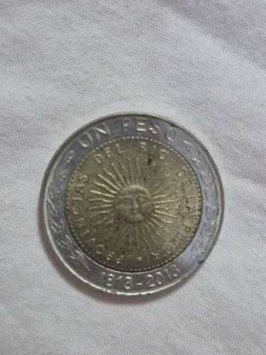 Moeda de Un peso argentino 1813-2013