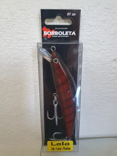 (Nova) Isca Pesca Artificial Borboleta Lola 22g - 11,5cm - Meia Água<br>