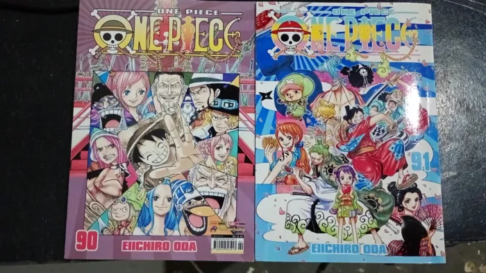 One Piece Mangás Volumes 90 e 91