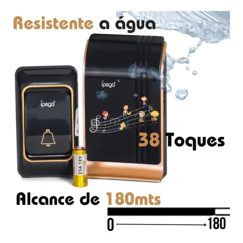 Campainha Residencial de tomada simples e fácil de instalar