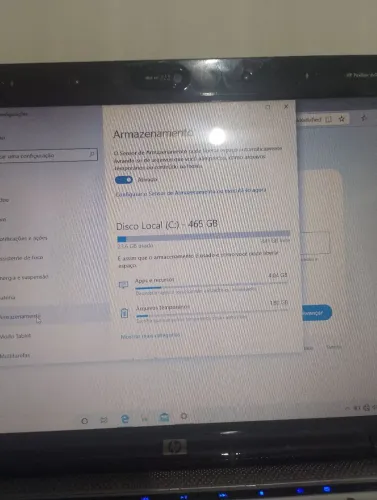 Retirada de peças Notebook HP Pavilion - 465GB Armazenamento