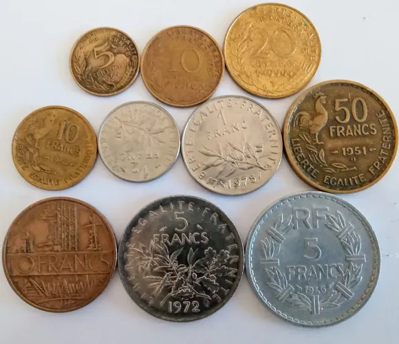 Moedas antigas da França 