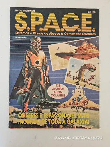 Raro Álbum S.P.A.C.E 1983 Editora Rio Gráfica incompleto 2