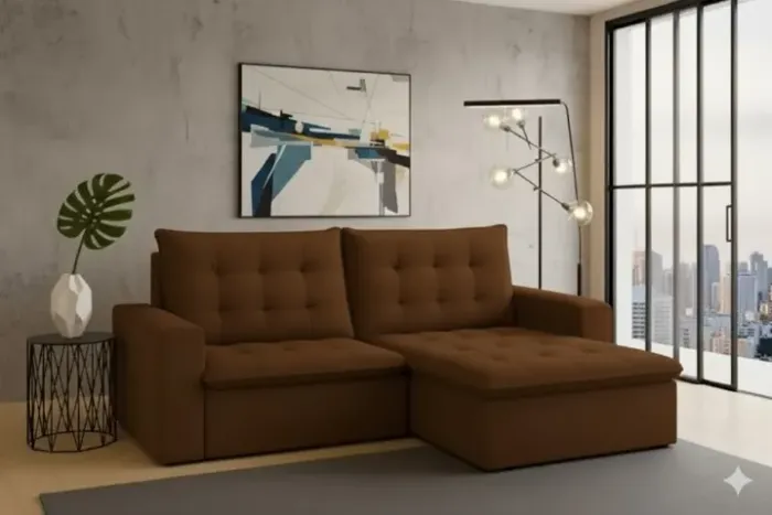 Sofá Retrátil e Reclinável Las Vegas (EM ESTOQUE)