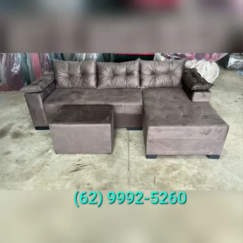 Sofá com chaise pronta entrega (?)
