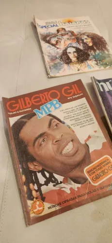 Revistas MPB Gilberto Gil raras Violão e Guitarras