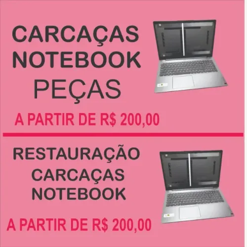 carcaças para seu notebook ! peças para seu notebook