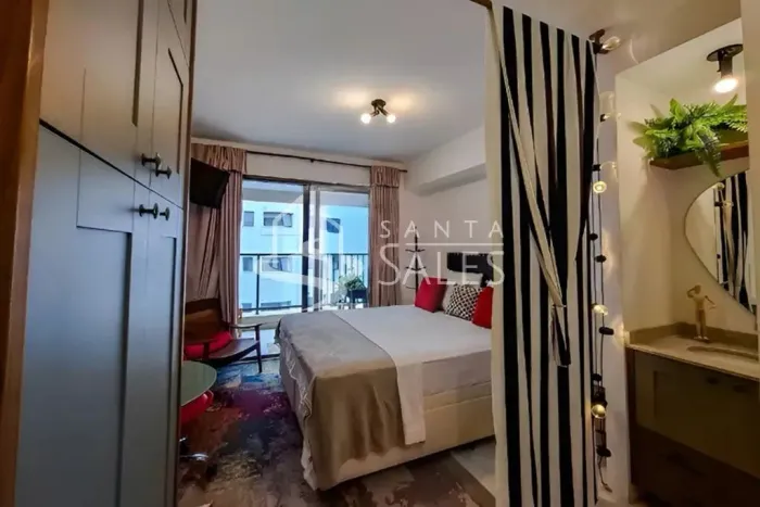 Studio à venda em São Paulo-SP, Vila Mariana: 1 quarto, 1 banheiro, 25m² de área. Aproveit