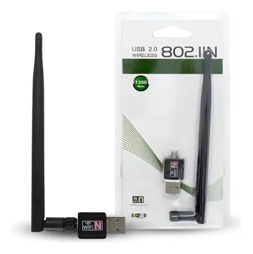 Adaptador Wifi Para PC Notebook Usb Antena Wireless