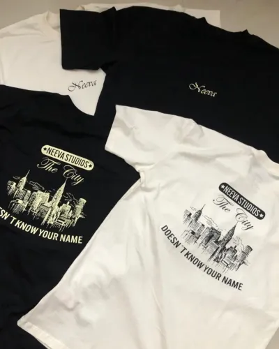 Camiseta Oversized Streetwear Neeva - 100% Algodão Premium